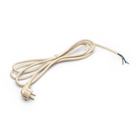 Stickkontakt med 2m vit kabel