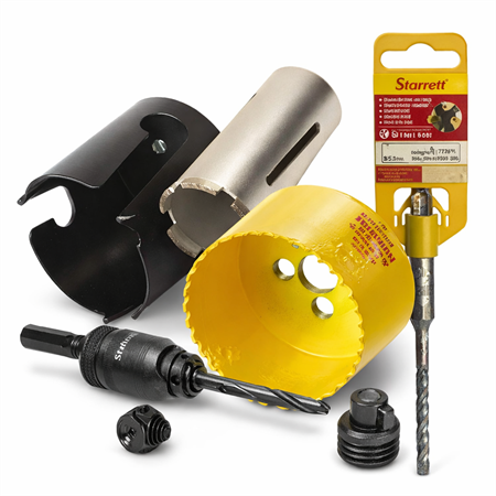 Hole saws and drills