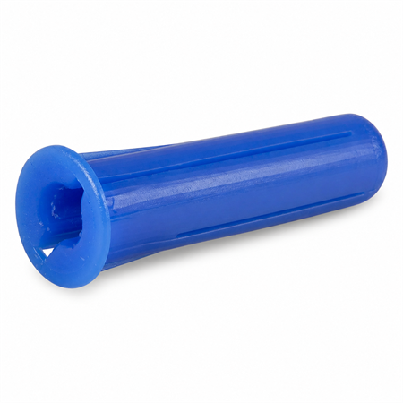 Plastplugg 10x45mm, Blå - 100st