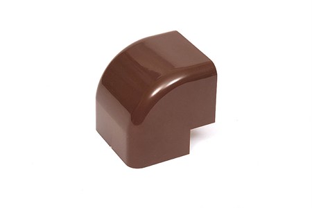 Utvändigt hörn, 77mm - Brun