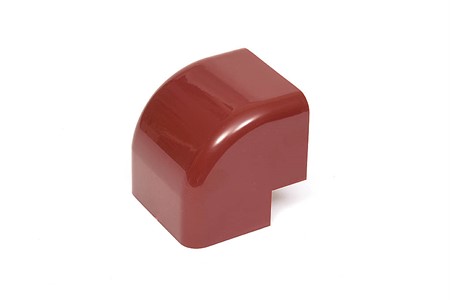 Utvändigt hörn, 77mm - Röd