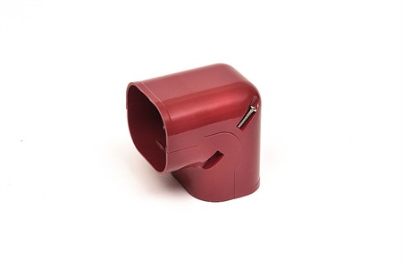 Vertikal vinkel 90°, 75mm - Röd
