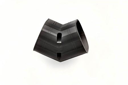 Vertikal corner 45°, 100mm - Black