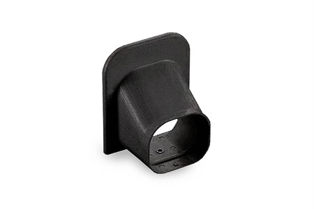 Täcklock mot Tak/Golv, 100mm - Svart