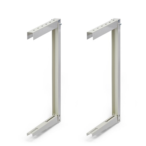 QsanTec undertakskonsol för värmepump 750 × 480 mm, 80 kg, vit