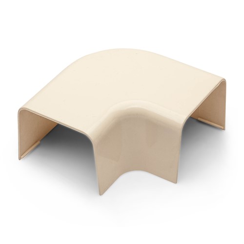 Plan vinkel 90°, 140mm - Vit