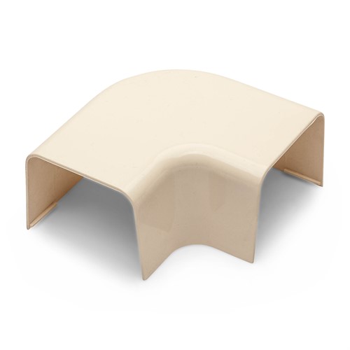 Plan vinkel 90°, 70mm - Vit