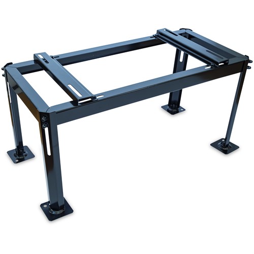 QsanTec markstativ 850x380x350-400mm - 100kg - Svart