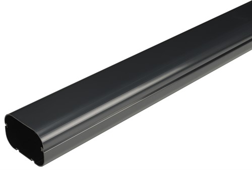 Inaba Duct 77x60mm - 2m - Anthracite Grey