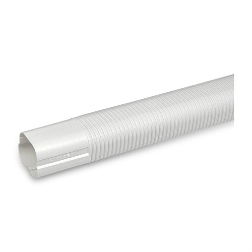 Flexibel kanaldel, 77x1000mm - Vit