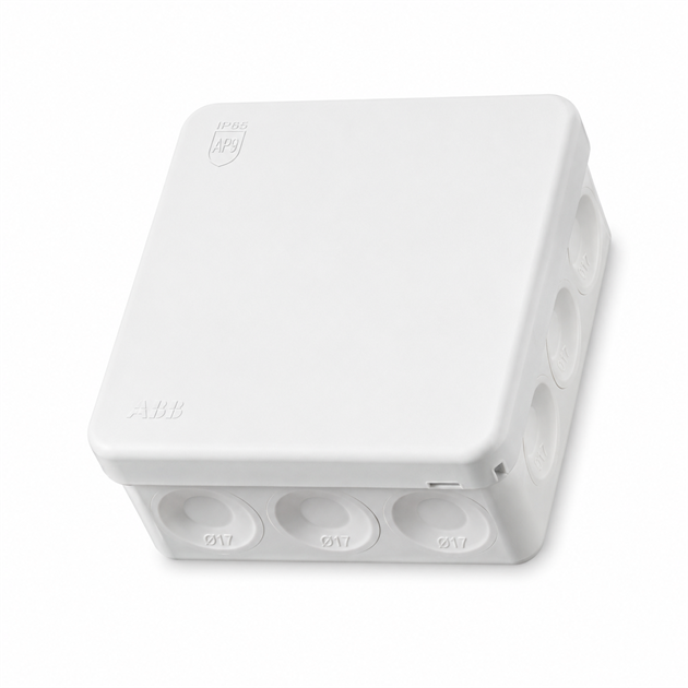 Kopplingsdosa IP65 – 86x86 mm – Vit