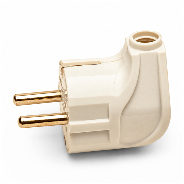 QsanTec jordad stickpropp, vinklad – 16 A / 250 V