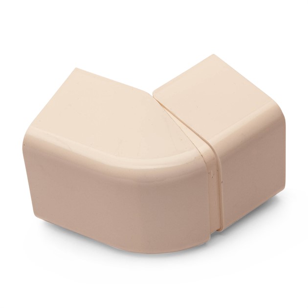 Adjustable external angle 70°-120°, 80mm - White