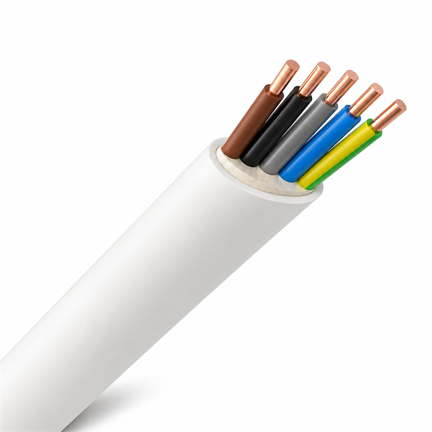 EXQ 5G1,5 – Halogenfri Installationskabel – 50 m