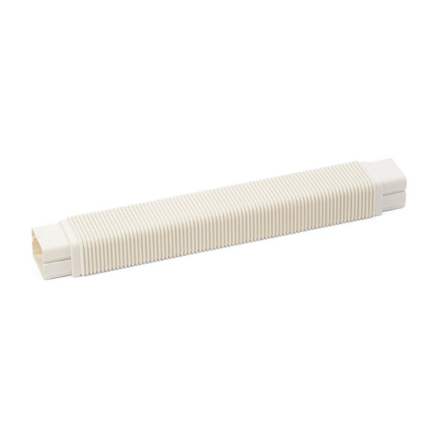 Flexibel kanaldel, 590mm - Vit
