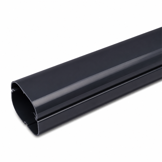 QsanTec QD Kanal 75x60mm - 2m - Svart