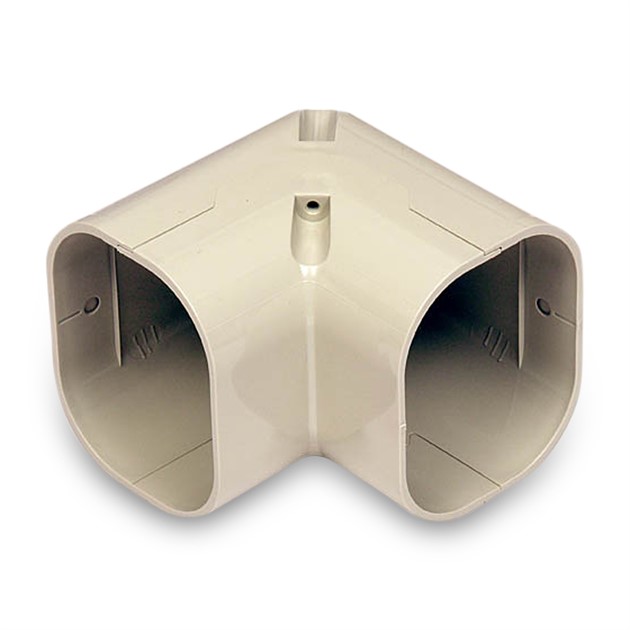 Vertikal vinkel 90°, 77mm - Beige