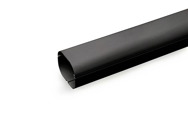 Inaba Kanal 77x60mm - 2m - Svart