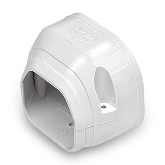 Ändavslutning, 77mm - Vit