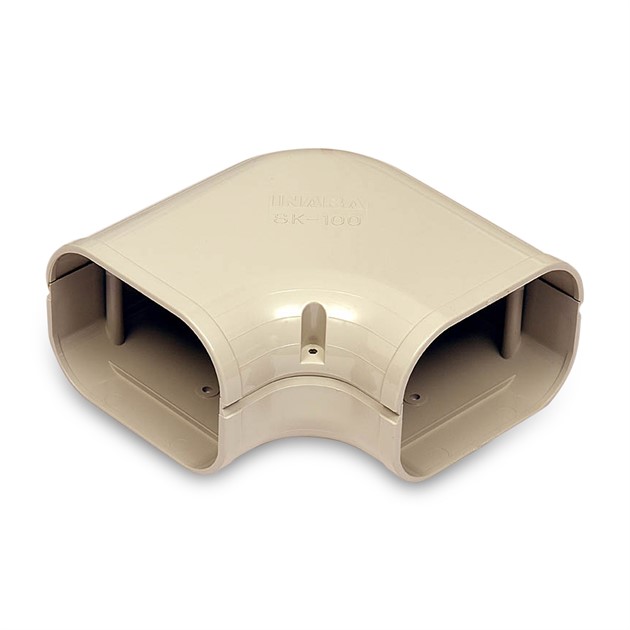 Plan vinkel 90°, 100mm - Beige