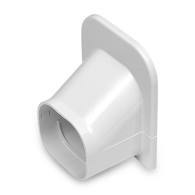 Täcklock mot Tak/Golv, 100mm - Vit