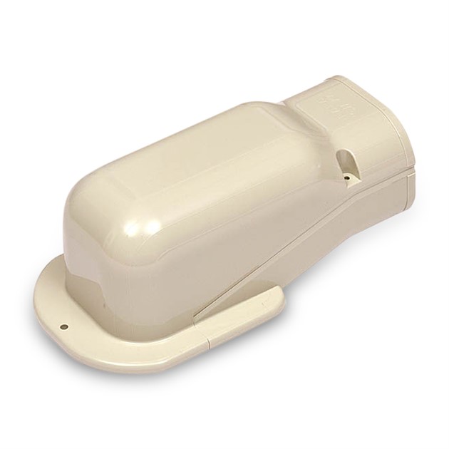 Vägganslutning, 77mm - Beige