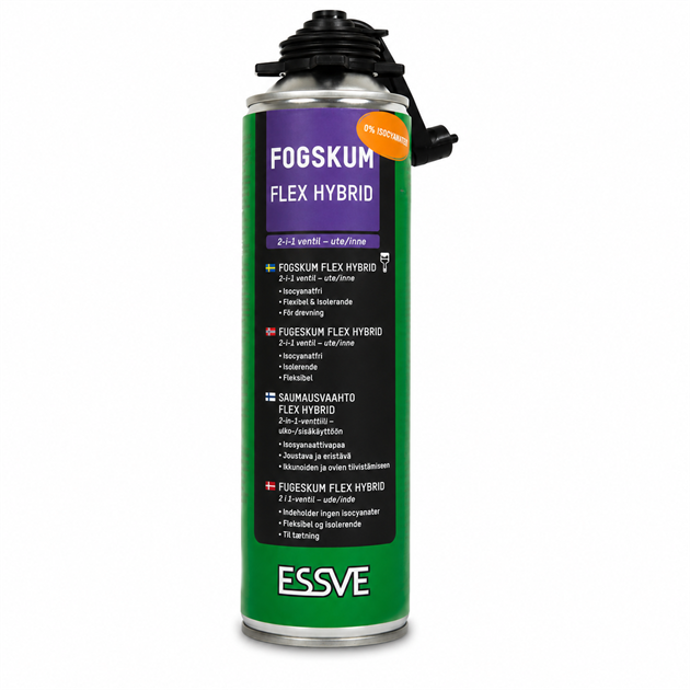 Pistolskum Flex Hybrid – 0 % isocyanater – 740 ml