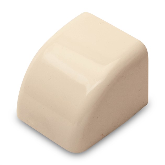 Vägganslutning utan fläns, 25mm - Vit